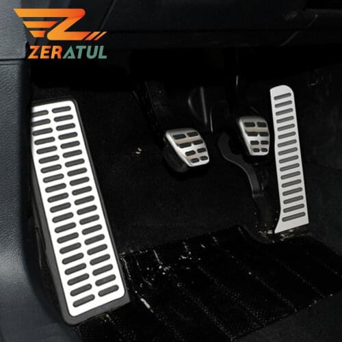 Zeratul Stainless Steel Car Pedals Cover for Skoda Octavia A5 2009 - 2014 Yeti 2014 - 2018 LHD Auto Pedal Parts Accessories