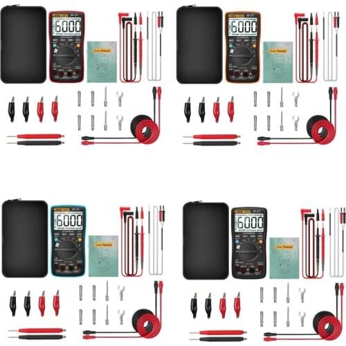AN9002 Digital True RMS 6000 Counts Bluetooth Multimetro AC/DC Current Voltage Tester Professional Auto-Range Multimeter