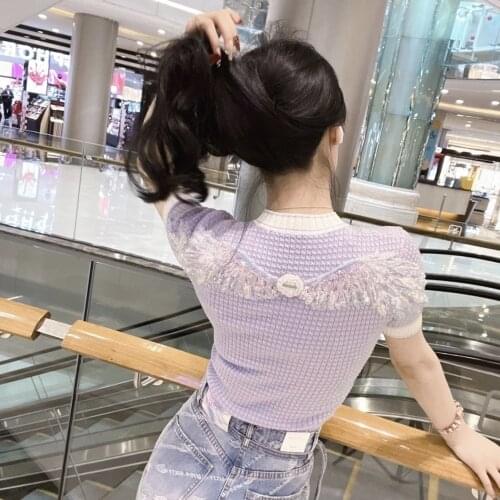 DAFIFY Women's Knitted T-shirts