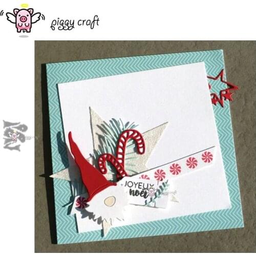 Piggy Craft metal cutting dies cut die mold Dwarf santa gnome Scrapbook paper craft knife mould blade punch stencils dies