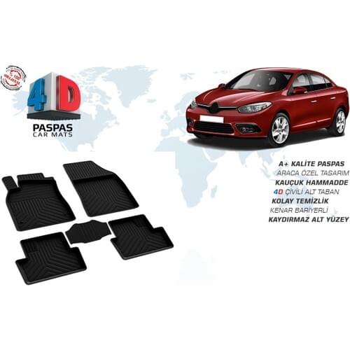 Omsaline Fit For Renault Fluence 4D Black (After 2010)