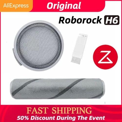 Original H6 accessories XiaoMi MiJia Main brush scwxcq01rr Roborock H6 filter screen accessories of wireless vacuum cleaner