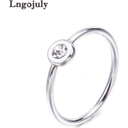 Fashion Titanium Steel Couple Ring Gold Plating Rings For Women Engagement Party Steel Ring Jewelry Accessoeries Gift Wholesale