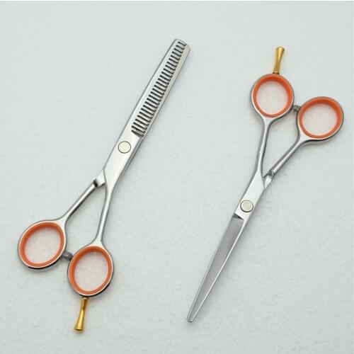 5.0 inch 13.5cm Japan 440C Professional Human Hair Scissors Hairdressing Scissors Cutting Shears Thinning Scissors H101