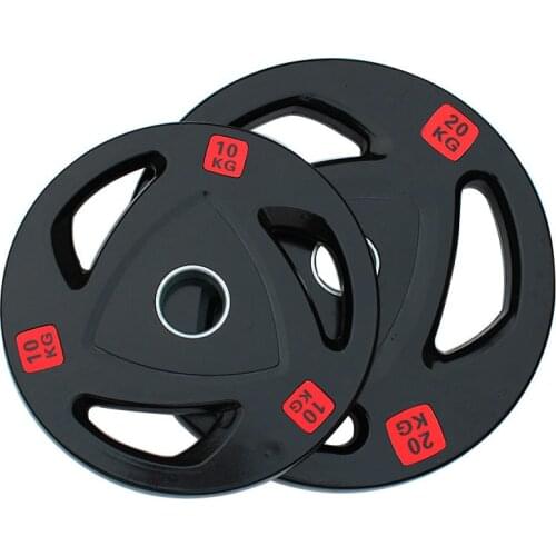 Rubber Barbell plates Weight lifting Bumper barbell Plates barbell weight plate