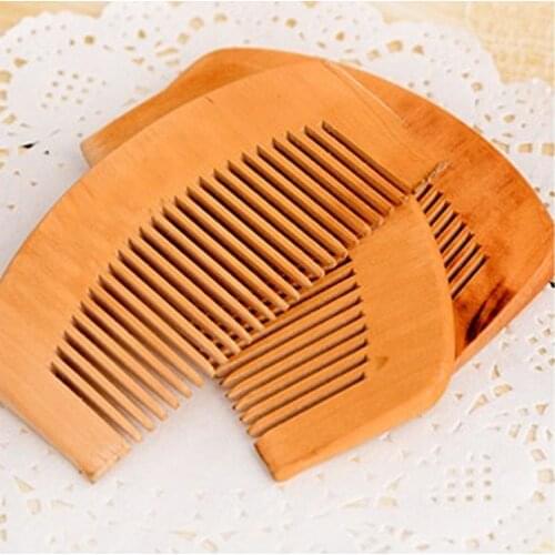 Hair Brush Peach Wood Combs Static Natural Massage Hairbrush Comb Health Care Hot Sale