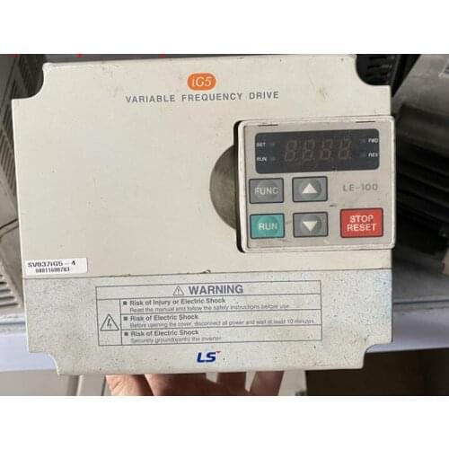 SV037IG5-4 3.7KW 380V inverter , used in good condition . 80% appearance new , good working , free shipping