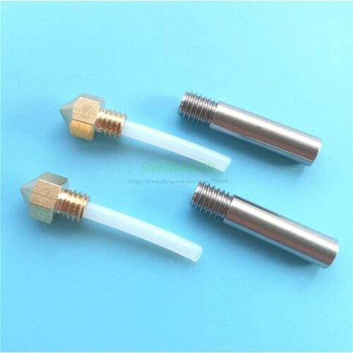 New size MK9 0.45mm PTFE inside nozzle and heat break for CTC FDM A8 i3 3D printer