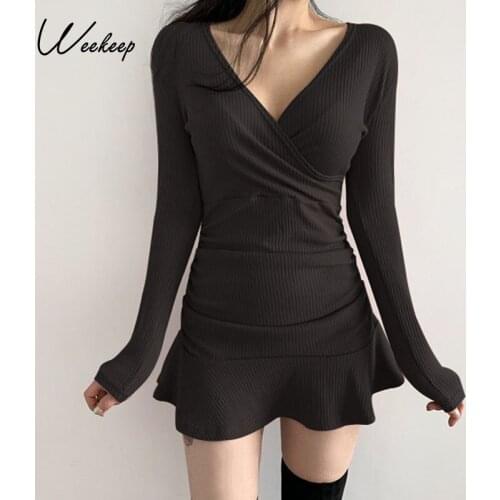 Модные платья-футляры WEEKEEP China At AliExpress