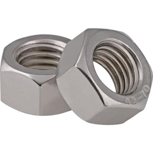 Factory direct 304/316 stainless steel hex nut bolt cap screw cap DIN934 M16-M30 1PCS