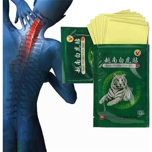 40pcs/5pack Health Care White Tiger Balm Patch Pain Relief Back/Neck Muscular Pain relieving Vietnam Meridians Plaster Lumbar