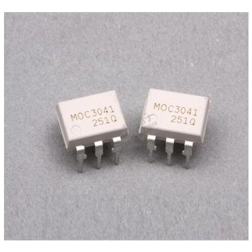 5 PCS MOC3041 OPTOCOUPLERS DIP-6 NEW