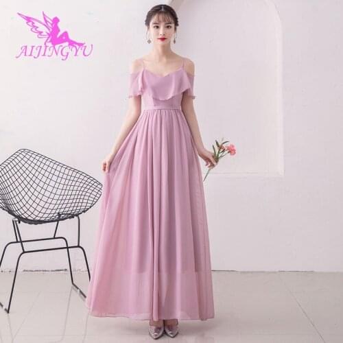 AIJINGYU 2021 2020 girl sexy wedding party bridesmaid dresses short formal dress BN595