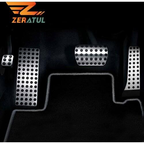 For Mercedes Benz C E S GLK SLK CLS SL-Class W203 W204 W211 W212 W210 Stainless Steel Car Pedals Accelerator Brake Footrest Pad