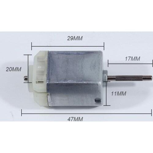 AZGIANT 17MM FC140SJ-DC12V DC Carbon Brush Car Door Lock Electric Motor Lock Actuator Motor Folding Side Mirror DIY Parts