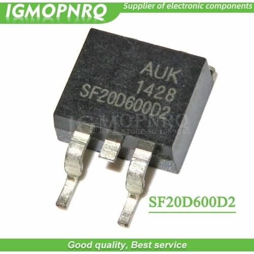 Free shipping 10pcs/lot SF20D600D2 TO-263 600V 20A new original