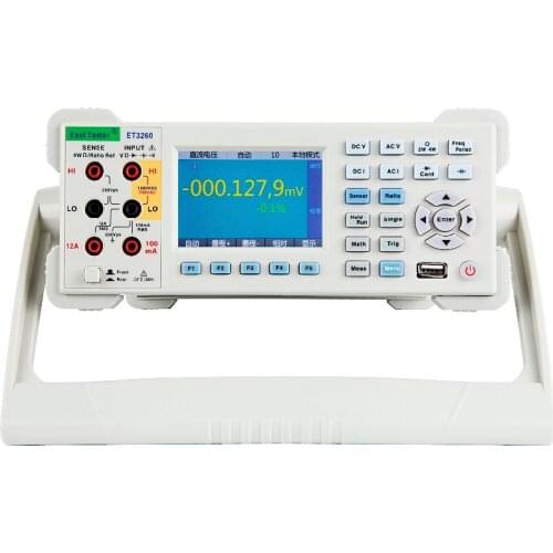 ET1260A 6 1/2 Digital True RMS Benchtop Multimeter Autorange Analog Multimeter
