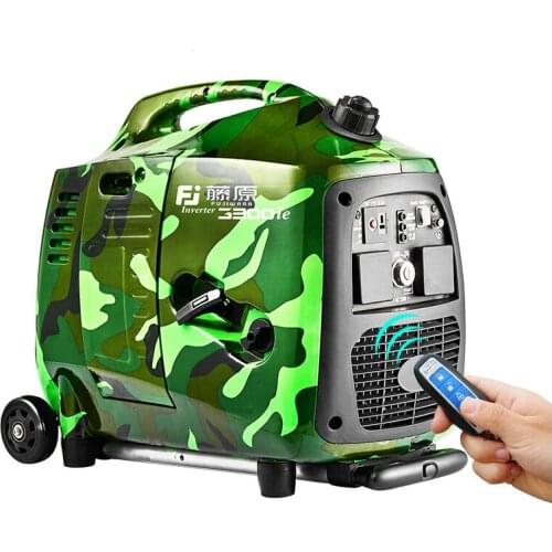 Frequency Conversion Generator Household 220V Small Portable RV Load Extender Gasoline Intelligent Remote Control Electric Box