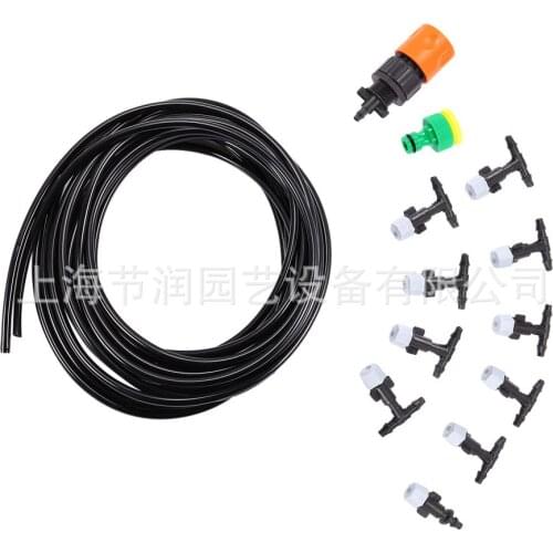 High-quality10meters 10 Pieces Single Outlet Micro Spray Head Atomization -suit Cooling Moisturizing Water Spray Irrigation Suit