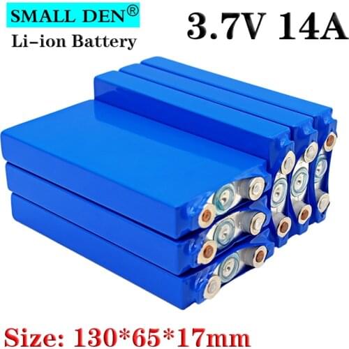 1-6PCS 3.7V 14Ah polymer lithium battery 12V 24V 36V 48V lithium ion battery pack DIY electric car solar electric bicycle