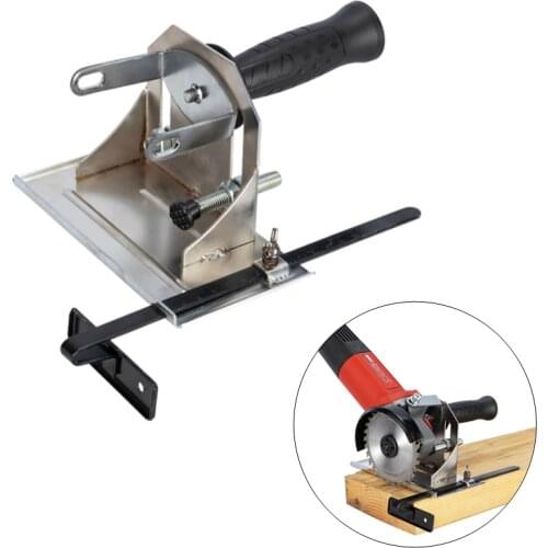 Multifunctional Adjustable Cutting Depth Positioning Bracket Slotting Base Stand for Universal Angle Grinder Cutting Bracket