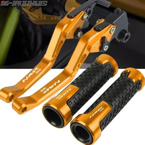Motorcycle Grips Handle Grips Brake Clutch Levers For YAMAHA NMAX 155 NMAX125 N MAX N-MAX155 Brake Clutch Levers 2015 2016 2017