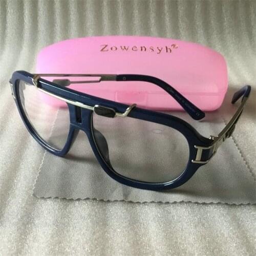 Zowensyh Fashion 8018 Glasses silver frames Men Women Designer sun glasses Eyeglasses Male UV400 sun glasses
