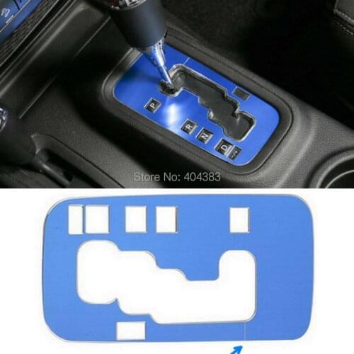 New Arrival ! Car Interior Gear Panel Decorative Frame Trim Fit For Jeep Wrangler 2011 2012 2013 2014 2015 2016 Car Sty ling