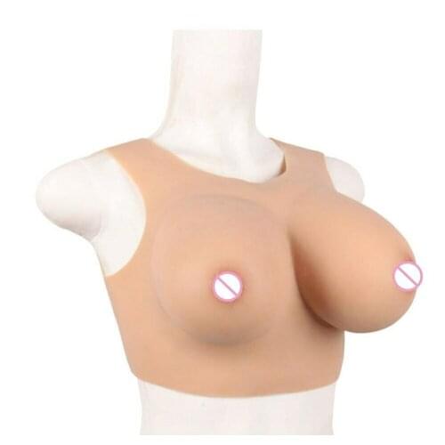 Huge Fake Boobs Bodysuit Artificial Silicone Breast Forms Shemale Crossdresser Fake bra Realistic Soft Boobs Transgender Queen
