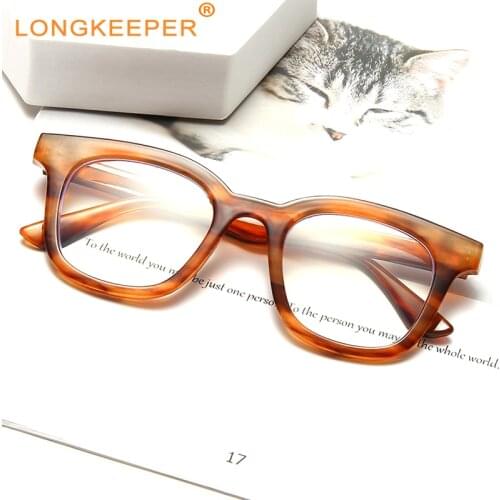Anti Blue Light Glasses Frame For Men Women 2021 Clear Lens Computer Gaming Eyeglasses Square Eyewear Anti-UV Optical Frame