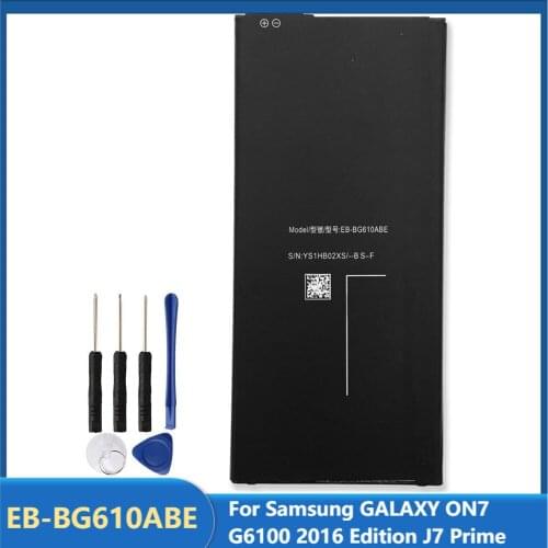 Original Replacement Phone Battery EB-BG610ABE For Samsung GALAXY ON7 G6100 2016 Edition J7 Prime Rechargeable Battery 3300mAh