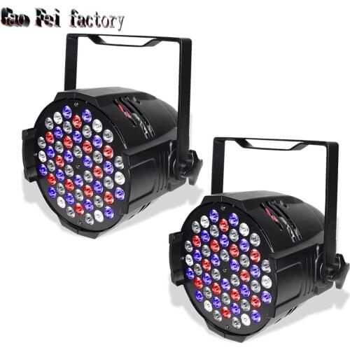 DJ Lights 54X3W LED Par Lighting Sound Activated Professional Stage Lights For Wedding Concert Disco Party Club