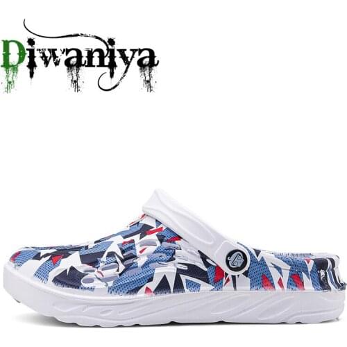 Outdoor Sandals for Men Water Shoes Light Weight Breathable Trekking Sandals Garden Clogs Beach Aqua Shoes Zapatos Hombre 38~49