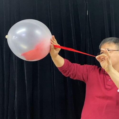 Silk Thru/Through Balloon - Magic Tricks, Stage magic,Props,Gimmick,Illusion,Accessories,Comedy,Party