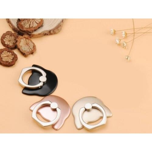 Cute Cat Head Universal Phone Finger Grip Rings Stand Holder for iPhone Samsung