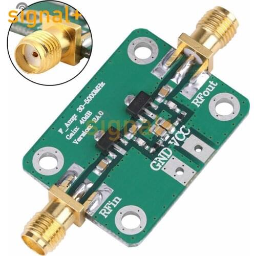 30-4000MHz 40dB Gain RF Broadband Amplifier Module for FM HF VHF/UHF 50Ω ubs High Frequency Amplifier Board Gain Module