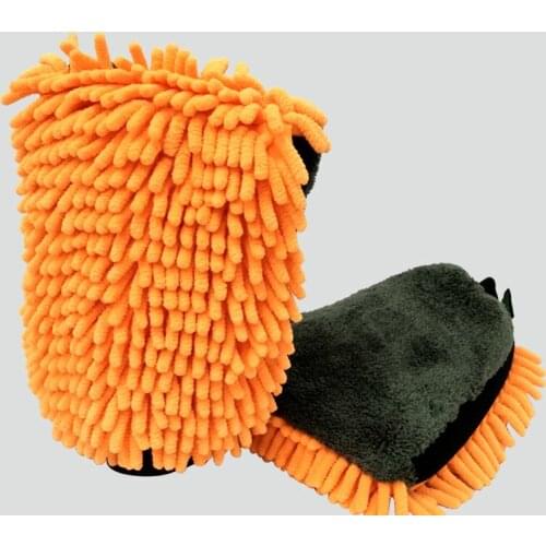 10pcs/pack Wholesale Coral velvet shearer gloves Car wash mitts Housework Cleaning Gloves
