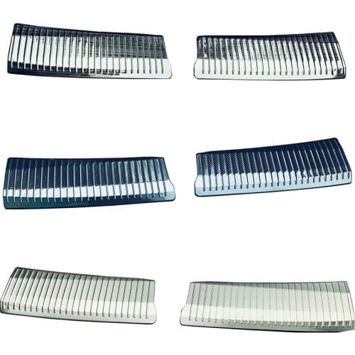 Car Stainless Steel Built-in Rear Bumper Trim Plate Door Sill Pedal For Nissan Rogue X-Trail T33 2021 2022 Accessories 2p