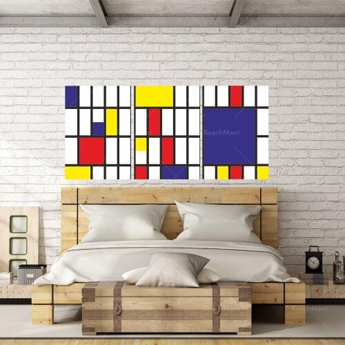 Bauhaus abstract version 3 piece set printing wall art printing picture contemporary printing gallery wall poster decoration gif