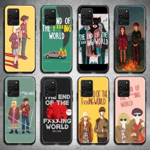 The end of the fing fxxxing world Phone Case for Samsung S20 plus Ultra S6 S7 edge S8 S9 plus S10 5G lite 2020