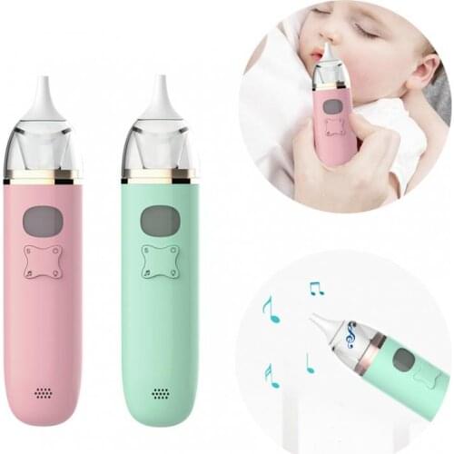 Baby Nasal Aspirator Electric Hygienic Nose Cleaner Newborn Infant Music Safety Nasal Dischenge Patency Tool Toddler Health Care