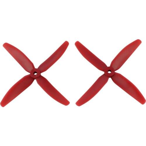 F18761/64 1Pair 5040 5x4"CW/CCW Four-leaf Propeller Props For Racing FPV QAV 250 280 320 Multi Quadcopter