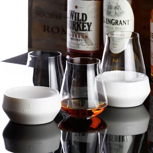 France Chef & Sommelier Bow Arrow Whiskey Glass Iced Coaster Holder Set Reveal Up Kwarx Crystal Whisky Tumbler Wine Drinking Cup