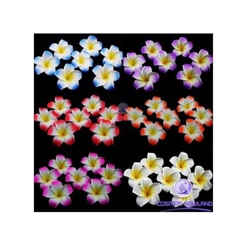 HappyKiss Wholesale of wedding wall stick flowers DIY accessories home decor 5cm frangipani bubble in Hawaii flower home