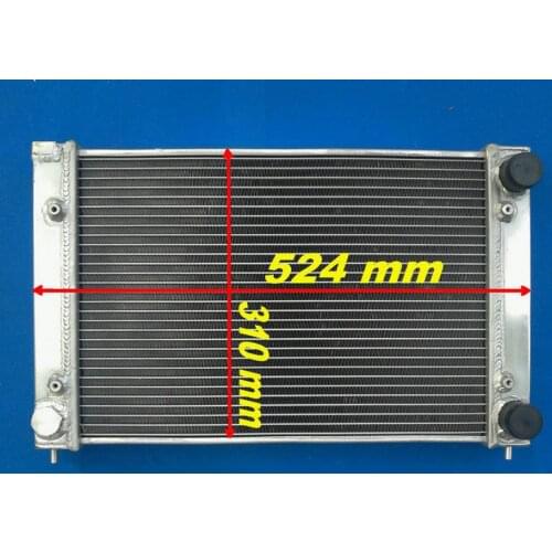 Alloy Aluminum Radiator 1982-1992 For VW Golf MK2 MK II 1.6 8V and 1.8 16V MT 1982 1983 1984 1985 1986 1987 1988 1989 1990 1991