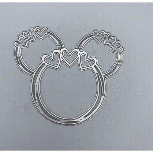 Red hearts and mind Metal Cutting Dies Stencils Die Cut for DIY Scrapbooking Album Paper Card Embossing 2019 NEW