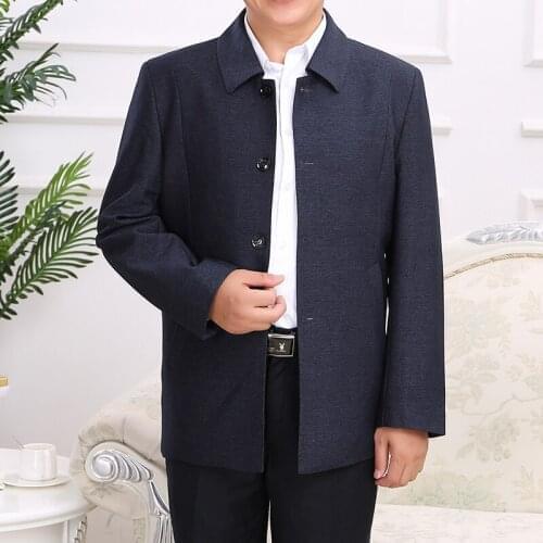 Mens Smart Casual Autumn Winter Fashion Jacket Men Coats Solid Color Male Jackets Overcoat Big Size 3XL 4XL