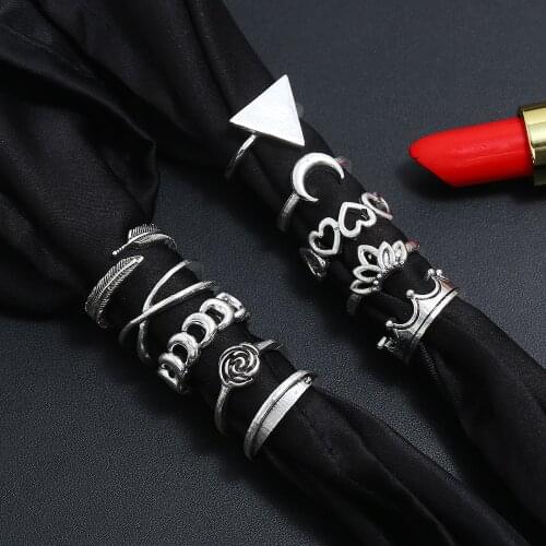 2020 New Series Sparkling Daisy Flower Crown Rings for Women Engagement Jewelry Anniversary Pattern Bohemian Retro Vintage