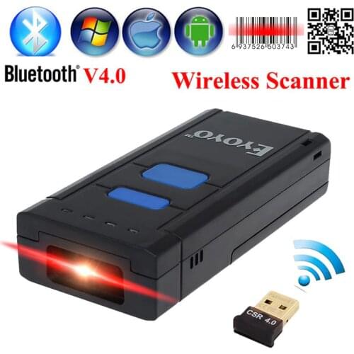 MJ-2877 Portable Pocket Wireless 2D Scanner QR Code Reader Bluetooth 2D Barcode Scanner For Android IOS Scanner Barcod Handheld