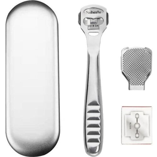 Stainless Steel Professional Pedicure Tool Set Exfoliating Preventing Dead Skin Manicure for Foot Skin Care can CSV